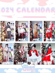 Indigo White - 2024 Calendar